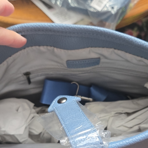 Brand New Vertigo Paris Light Blue Shoulder Bag - Picture 3 of 9